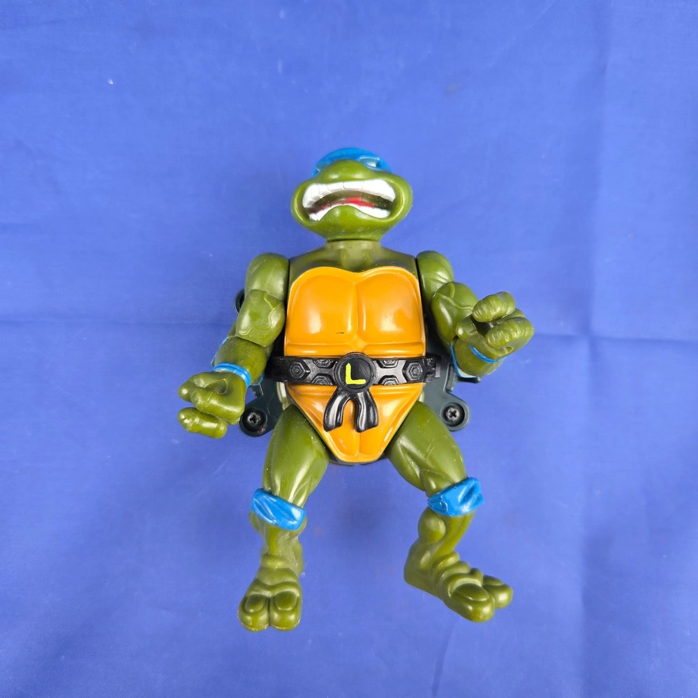 1991 Playmates TMNT Talkin' Leonardo Action Figure‎ Vintage Untested